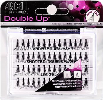 Ardell Duralash Knotted Double Flares Individual Lashes Long Black