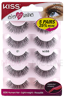 KISS EVER-EZ Multi-Pack (Lash #01), EVER EZ Lashes by KISS - Madame ...